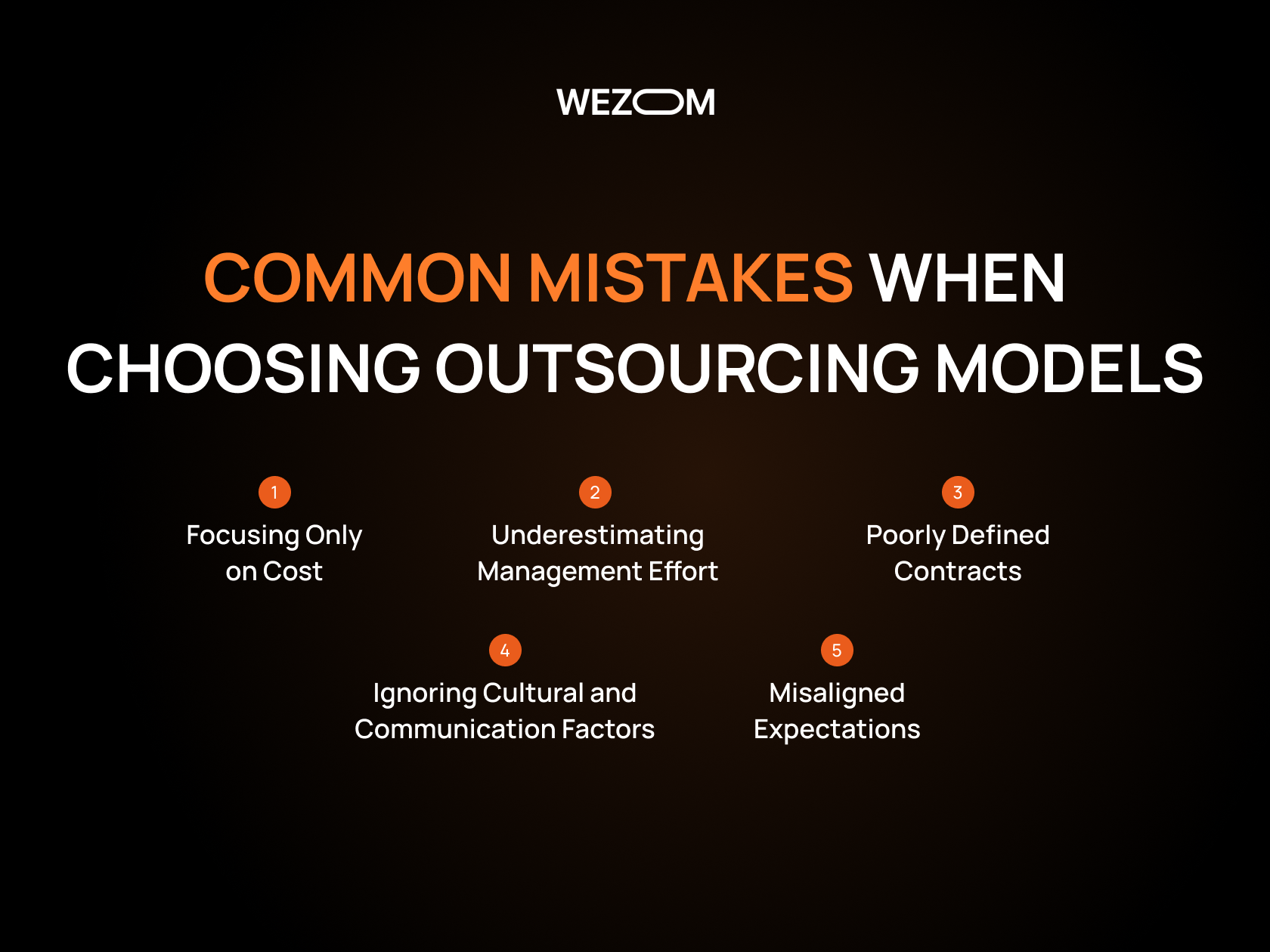 Common mistakes when choosing software outsourcing models and outsourcing business models Common mistakes when choosing software outsourcing models and outsourcing business models